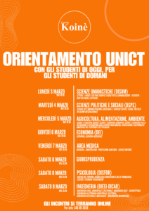 orientamento unict 2025 